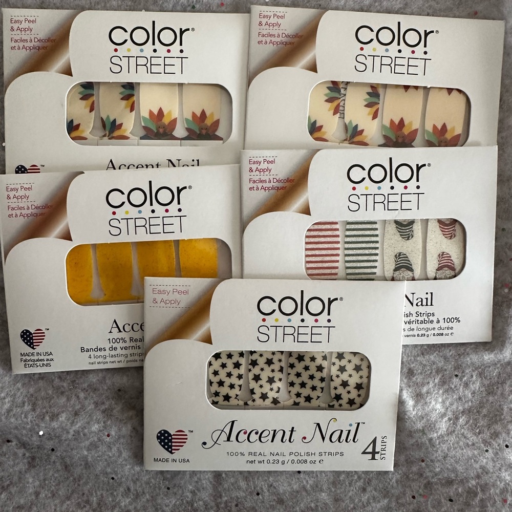 Color Street Accent Nail Strips - Stars and Stripes Collection